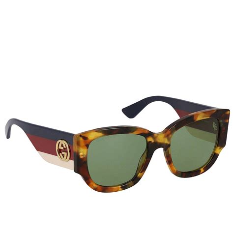 gucci green floral sunglasses|green gucci sunglasses women.